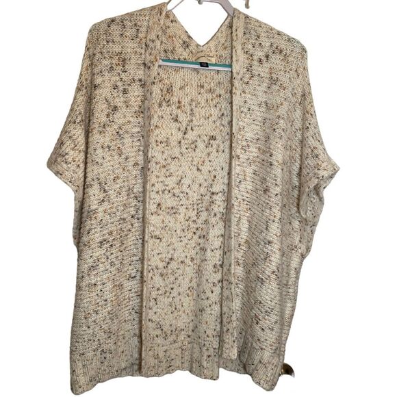 Universal Thread Open Cardigan Shrug Sweater Cream Multicolor Speckled One Size - Picture 1 of 10
